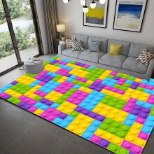 Geometric Printed Carpet Rug for Living Room Bedroom Large