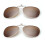 TOP-MAX Polarized Clip-On Sunglasses UV400 Brown 2pcs 1