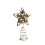 Gold Pentagram Tree Topper Metal Decoration 1pc 1