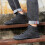 Women's Snow Boots Black Size 8 Square Toe Zip 7