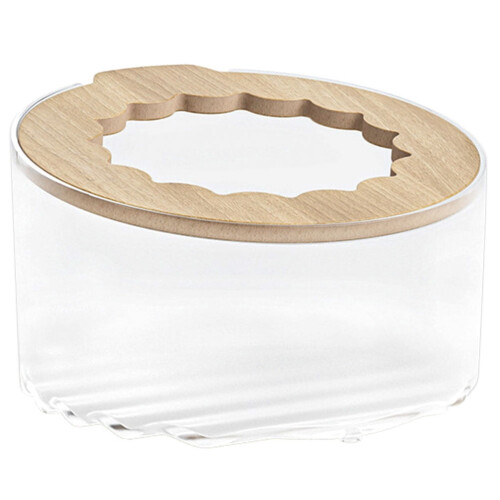Transparent Hamster Sand Bath Case Plastic Compact 1 Piece