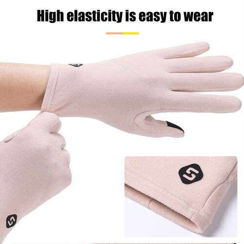 Winter Thermal Gloves Windproof Velvet 1 Pair 2