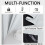 Blackout Curtains White Grommet Panel 39.37"W x 78.75"L 5