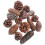 MUSEYA Christmas Pine Cone Decor Set with DIY Dry Lotus 8