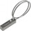 Resettable Cable Lock 4-Digit Black Steel Rope 23.6 Inch 1