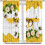 Bee Curtains Rustic Honey Pattern Rod Pocket Thermal Drapes 2