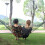 HIBIBUD Camping Hammock Nylon Mesh Portable with Rope and 6