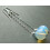 Opalite Moonstone Beads Earrings Silver 10mm Round 1