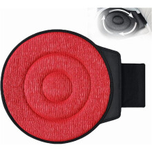 Car Seat Cushion Rotating Ergonomic Anti-Slip Red