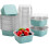 Mini Square Baking Cups with Lids 5oz Aluminum Foil 1