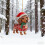 Dachshund Christmas Ornament 3.14 inch Red 4