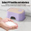 Multicolor Step Stool Plastic Non-Slip 11x8x5 Inch 4