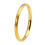 Stainless Steel Arc Ring Gold Size 9 1