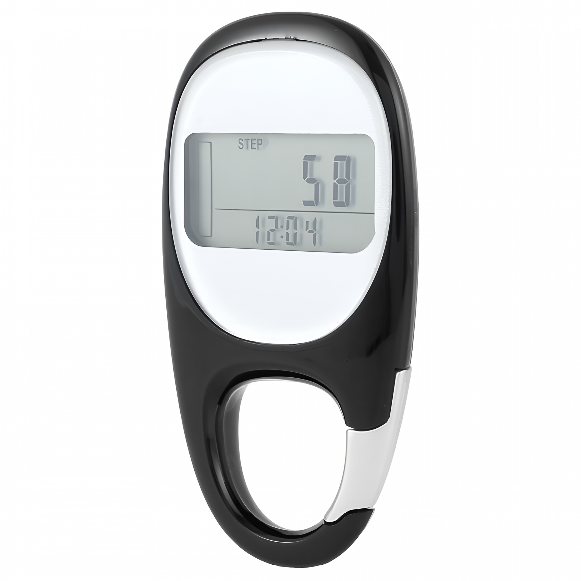 3D digital pedometer with clip