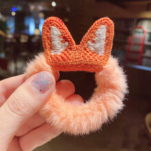 Women's Plush Crocheted Hair Tie Style A