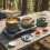 Outsunny Outsunny Camping Cookware Set for 2-3 People, Camping Cooking Kit, Grey 1