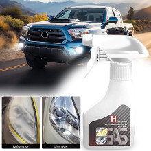 Car Headlight Restoration Kit Crystal Coating Cleaner 180ml