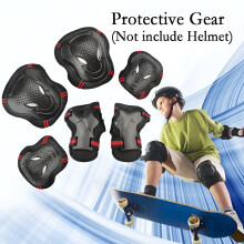 Wrist Elbow Knee Pads for Kids and Adults 6PCS
