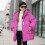 Toddler Puffer Jacket Hooded Zip-Up Solid Color for Boys 2