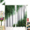 Marble Curtains Green Liquid Pattern Golden Vein Thermal 3