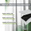 Marble Curtains Green Liquid Pattern Golden Vein Thermal 5
