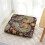 Boho Meditation Cushion Paisley Square 22 x 22 2