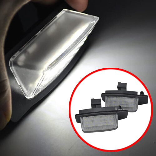 LED License Plate Bulbs 6500K Cool White for Mitsubishi 1