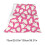 Pink Gothic Ghost Halloween Fleece Throw Blanket 2