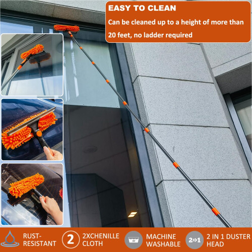 High Ceiling Duster Kit with Telescopic Pole 3-14 ft 2