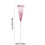 Pink Christmas Tree Branch Extensions Plastic 26.8x3.9x1.6 3