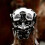 Skull Ring Stainless Steel Men's Gothic Biker Ring Size 7 2