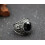 Texas 1876 University Ring Stainless Steel Black Agate 4