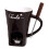 Chocolate Fondue Mug with Forks Ceramic 1 Piece 5