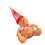 Gingerbread Man Ornament Light Brown Polyester Foam 4