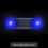 Mini LED Solar Warning Light for Night Security 1