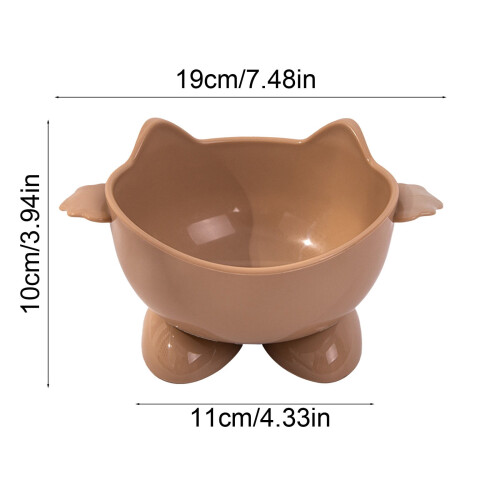 Cat Drinking Bowl Large Capacity Wide Mouth 2