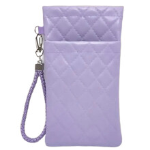 Women's Foldable Eyeglass Case with Adjustable Strap and