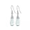 Moonstone Opal Drop Earrings 925 Sterling Silver White 1