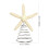Starfish Tree Topper Iron Spring Base Seahorse Accent 2