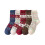 Christmas Socks for Women Wool Blend Deer Pattern Set of 5 5