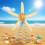 Starfish Tree Topper Iron Spring Base Seahorse Accent 6