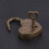 Metal Heart-Shaped Drawer Suitcase Padlock 5