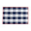 Fall Plaid Rug 24x16 inches Orange White Buffalo Check 1