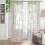White Wicker Shade Curtain Sheer Gauze Panel 1 piece 4