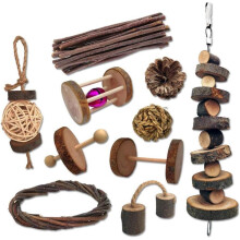 Small Animal Wood Activity Toys Pack 10