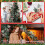 Red Berry and Pine Artificial Holly Stems 12 inch 4