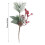 Red Berry and Pine Artificial Holly Stems 12 inch 3