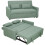 Three-Way Two-Seater Sofa Bed - Green 1