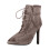 Women's Stiletto Heels Open-Toe Mesh Lace-Up Dance Sandals 1
