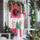 Magnetic Nutcracker Mailbox Cover Pink Buffalo Plaid 21x19 5
